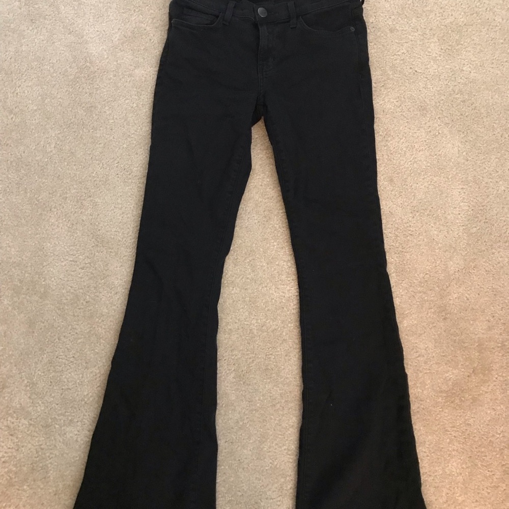 Free people flared black jeans